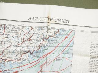 Us Army Aaf Ww2 20th Air Force B - 29 Bomber Pilot Japan & China Seas Escape Map