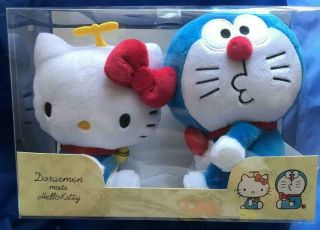Sanrio Hello Kitty X Doraemon Plush Very Rare Japan