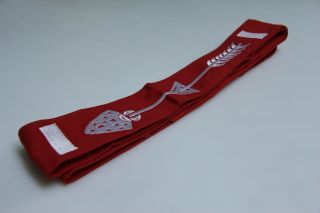 Vintage Boy Scout Order Of The Arrow Red Centennial Sash Boy Scouts Of America