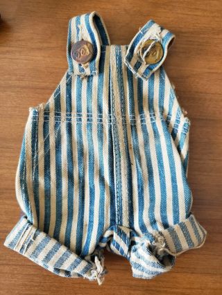 Vintage Buddy Lee Doll Clothes Engineer Overalls