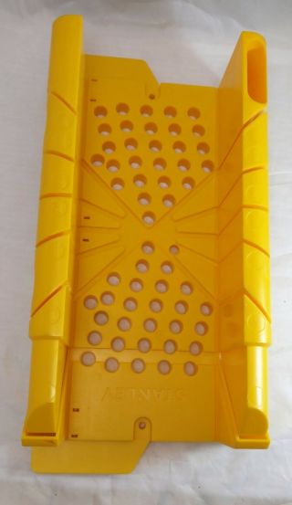 Stanley Miter Box Hard Plastic Yellow