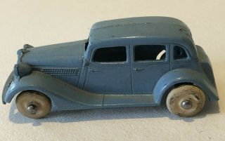 Vintage Tootsietoy Diecast Toy 1934 Or 1935 Ford V8 Four - Wheel Sedan White Tires