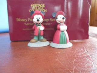 Dept 56 Disney Parks Village " Mickey And Minnie " Village Accessory