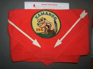 Boy Scout Oa 294 Kamargo Round 6251o