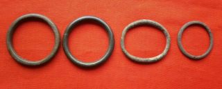 4big - Ancient Celtic Bronze Proto Ring Money Circa 500 Bc Very Rare And Scarce