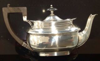 Anique Solid Silver Bachelor Teapot By Atkin Brothers Of Sheffield