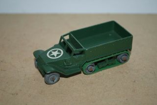 Matchbox Lesney No 49 Army Half - Track Die - Cast Vehicle Near