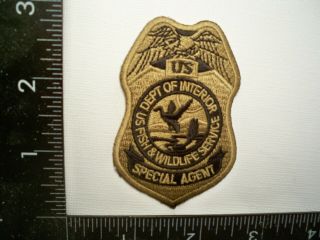 Federal Interior Fish & Wildlife Service Sa Seal Patch F&ws Washington Dc Police