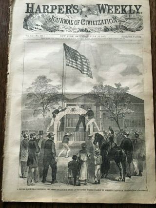 Conspirators Hang Civil War Abraham Lincoln 1865 Harpers Weekly