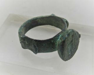 European Finds Ancient Roman Bronze Seal Ring