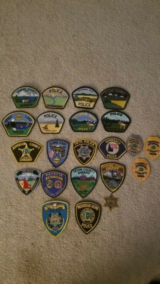 18 Patches From Sheriff 