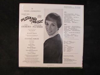 THE SOUND OF MUSIC soundtrack US 1st PRESS STEREO musical LP 2