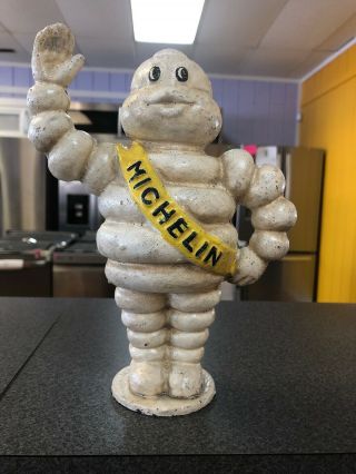 Michelin Man Cast Iron Bank