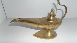 Brass Genie Aladin Lamp
