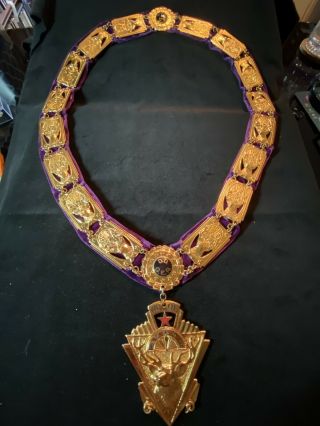 Bpoe Elks Ceremonial Collar/necklace