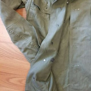 WW2 MILITARY US Army 13 Star Button HBT Shirt Jacket 36r 2