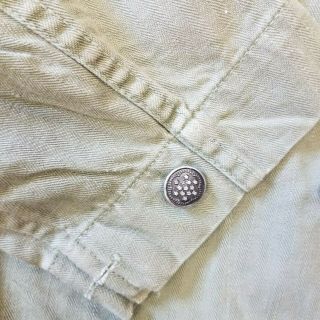 WW2 MILITARY US Army 13 Star Button HBT Shirt Jacket 36r 3