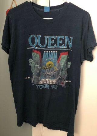 Queen Freddie Mercury Tour 1980 Vintage Shirt