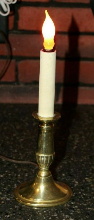 Virginia Metalcrafters Cast Brass Electric Christmas Candle 16 - 28