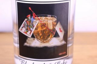 Michael Godard On The Rock Glass Tumbler Blackjack Coke Barware Pop Art 2