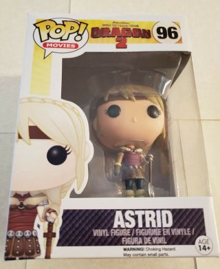 Funko Pop Movies Astrid 96 From How To Train Your Dragon 2 Vaulted