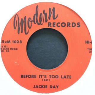 Jackie Day 60s Northern Soul 45 On Modern Before It 