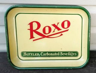 Vintage Roxo Soda Pop Beverage Metal Tin Litho Advertising Tray