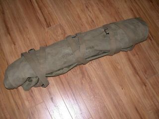 Us Ww2 Officers Bedding Roll Model 1935.  Named To A Major.  Dated 1943