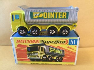 Matchbox Superfast No.  51 8 Wheel Tipper