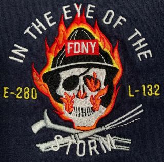 Fdny Nyc Fire Department York City Sweatshirt Sz Xl E 280 Brooklyn