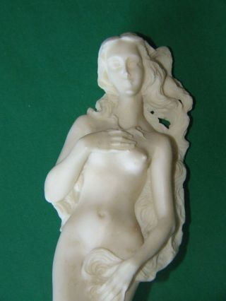 Statue Lady Woman Nude Venus Arising From The Sea Figurine