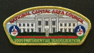 Ncac Csp 2009 Presidential Inauguration Gold Border 90 Of Only 300 With Card