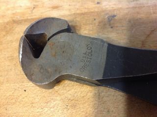 Vintage Crestoloy 72 - 7 End Nippers Crescent Tool 2