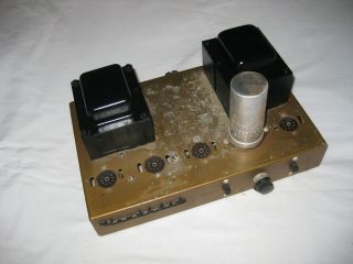 Vintage Heathkit Ua - 1 Monoblock Tube Amplifier Transformers Good