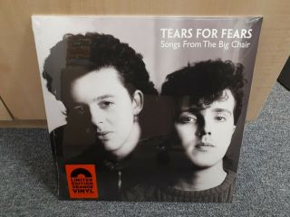 Tears For Fears " Songs From The Big Chair " Orange Vinyl Hmv U2