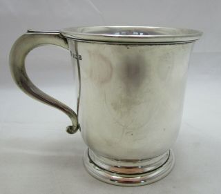 Quality Elizabeth Ii Sterling Silver Pint Mug,  261 Grams,  1953