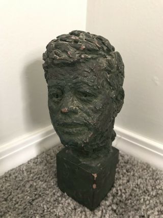 1965 John F.  Kennedy Jfk Award Bust Sculpture Robert Berks Ilgwu Convention