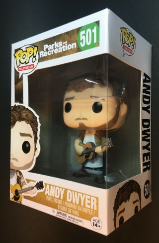 Andy Dwyer 501 Funko Pop Television Parks And Recreation Vinyl Figure,  Guitar