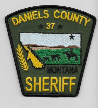 Daneils County Sheriff State Montana Mt