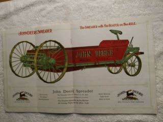 1920s John Deere Spreader Dealer Sales Brochure Manure Farm Horse Drawn Antique