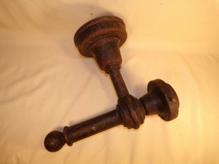 Antique Cast Iron Electric Light Wall Sconce Herwig Chicago June 1,  1915 Patent.