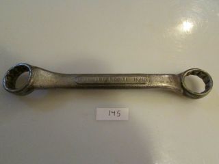 Vintage Lectrolite 5/8 " X 11/16 " Stubby Double Box End Wrench Tool Mb - 2022