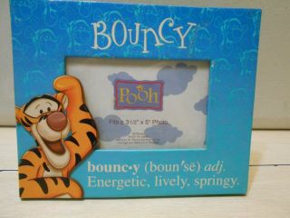 Square Shaped Disney Picture Frame Desk - Table Top Tigger Photo Display Frame