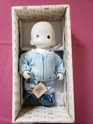 Precious Moments Timmy 12 Inch Doll Porcelain And Stuffed 1984