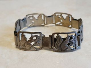 Denmark C.  Brumberg Hansen 830 Sterling Silver Bracelet