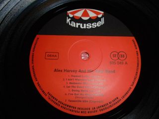 Alex Harvey And His Soul Band vinyl LP German Karussell 1968 in 635 049 2