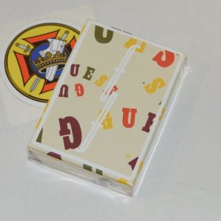 Guess X Fontaine Playing Cards Deck 100 Authentic Limited