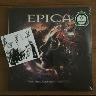 Epica - The Holographic Principle - 12” Coloured Vinyl Lp & Signed Insert