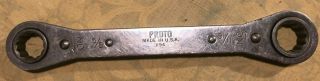 Vintage Proto Tools Usa Model 1194 Ratcheting Box Wrench - 5/8 " X 11/16 "