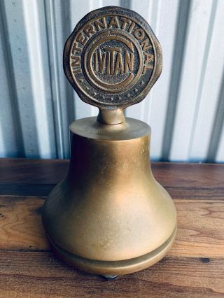 Vintage Civitan International Solid Brass Bell Award Florida